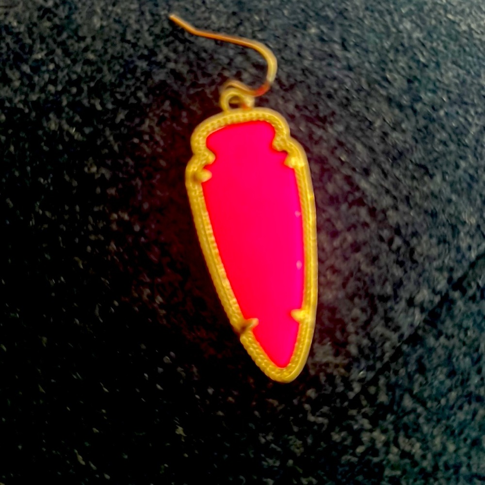 Channel your inner Barbie while rocking these neon pink Kendra Scott earrings